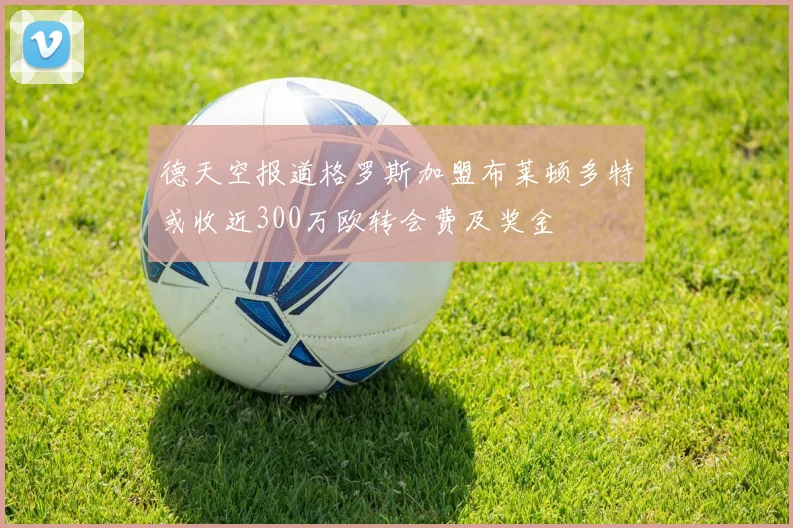 德天空报道格罗斯加盟布莱顿多特或收近300万欧转会费及奖金